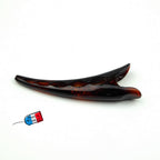 Grande pince cheveux Concorde 11,5cm fabrication française - marron