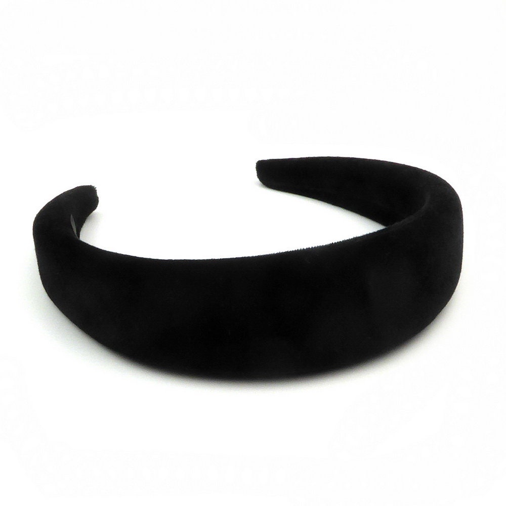 Serre tête velours bombé