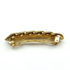 Barrette cheveux chaine métal doré, accessoire cheveux