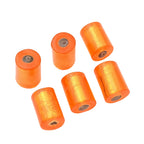 Lot de 10 perles cylindriques en polyrésine