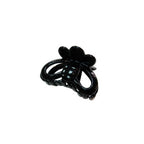 Pince crabe cheveux 6.5cm noir verni