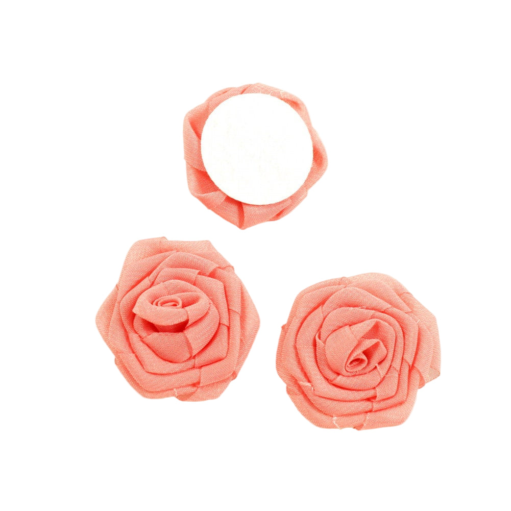 Lot de 6 fleurs rose