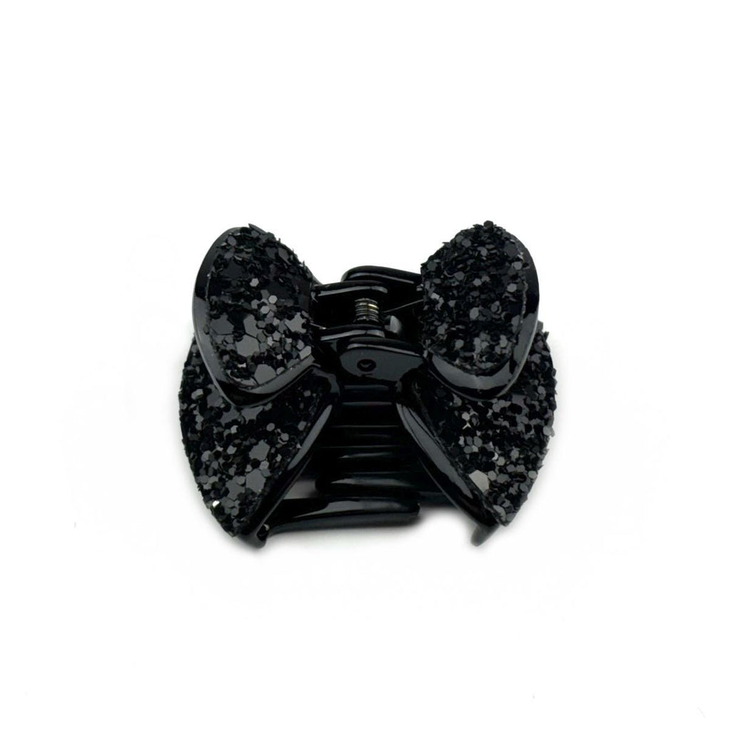 Pince cheveux noeud à paillettes