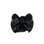 pince cheveux nœud ornée de paillettes scintillantes noires