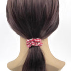 Lot de 2 élastiques chouchou cheveux motif carreaux