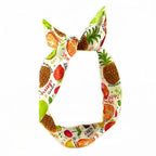 Bandeau headband cheveux imprimé fruit ananas