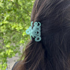 Pince à cheveux "Love" 5,5cm en acétate,  Made in France