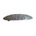 Barrette cheveux ovale 9cm paillettes