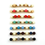 Barrette Cheveux 8cm Perles Fantaisie