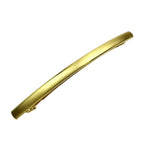 Barrette Cheveux Longue Métal Brossé or 12,6cm