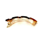 Barrette Cheveux Ondulée 6cm Acétate - Fait Main
