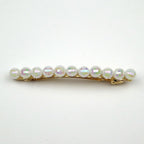 Barrette Cheveux Perles blanches à Facettes 8cm 