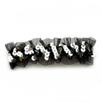 Barrette Cheveux Sequin et Tulle 9cm argent