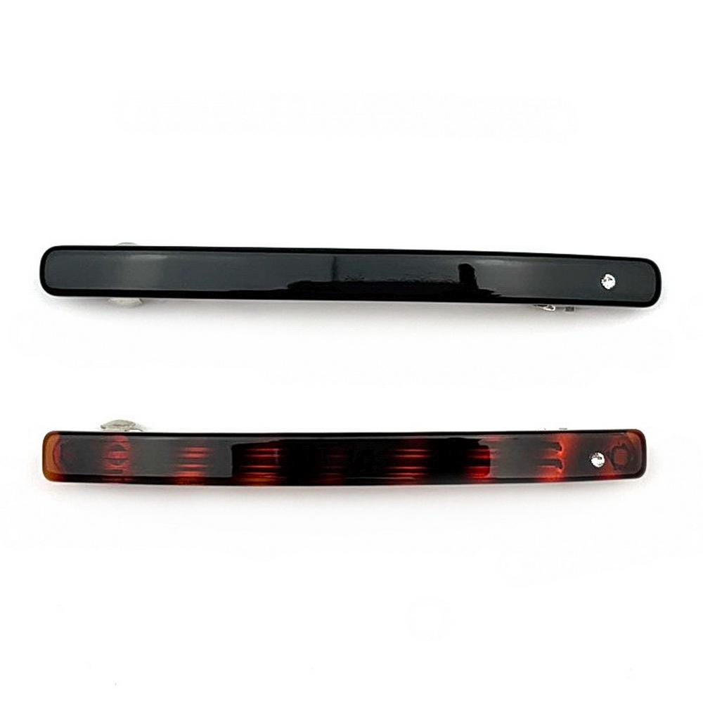Barrette cheveux longue 10cm avec strass