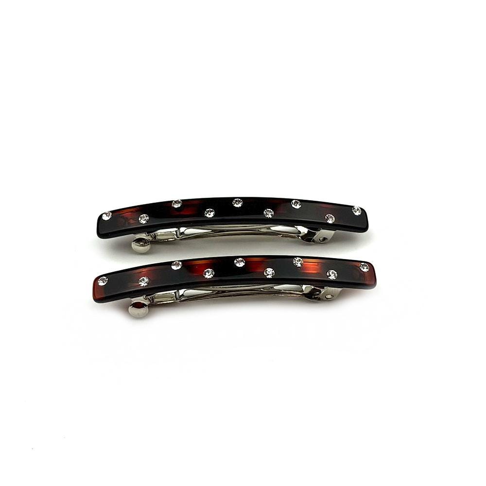 Barrette cheveux 6.5cm avec strass
