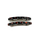 Barrette cheveux 6.5cm avec strass