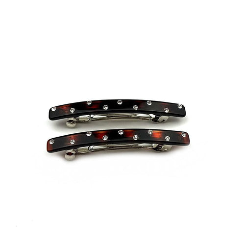 Barrette cheveux 6.5cm avec strass