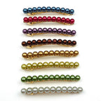Barrette cheveux 8cm, perles nacrées