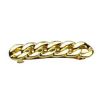 Barrette cheveux chaine métal doré