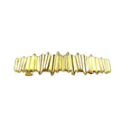 Barrette cheveux design métal doré finition premium