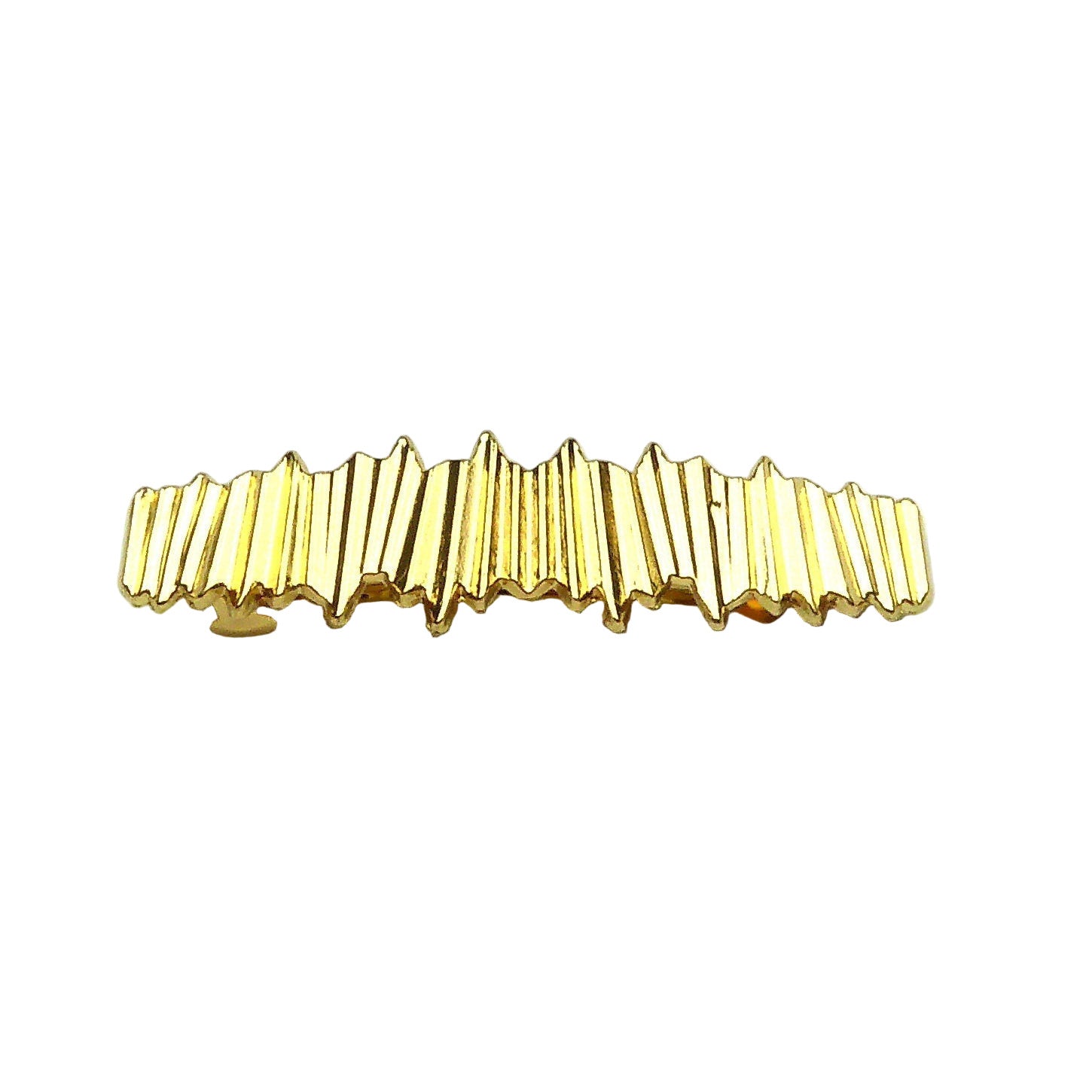 Barrette cheveux design métal doré finition premium