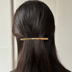 Barrette cheveux métal longue 10,5cm