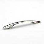 Barrette cheveux métal longue 10,5cm argenté