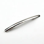 Barrette cheveux métal longue 10,5cm argenté