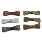Barrette cheveux acetate paillette en forme de nœud