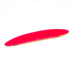 Barrette cheveux ovale 11cm en acétate fait main fuschia