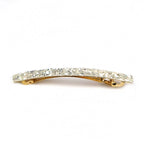 Barrette cheveux paillette 8.5cm argent cheveux fin