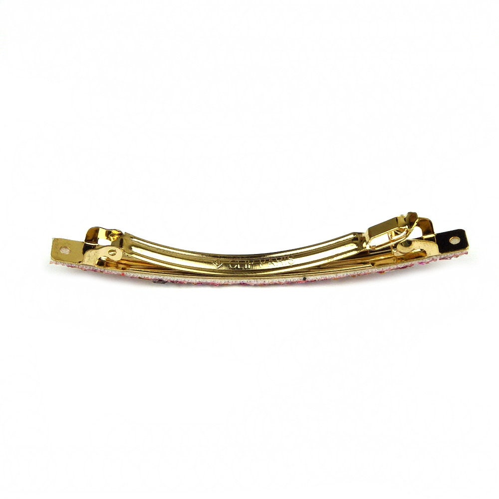 Barrette cheveux paillette 8.5cm cheveux fin