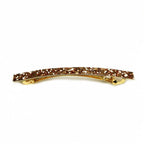 Barrette cheveux paillette 8.5cm or rose, cheveux fin