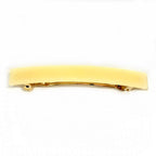 Barrette cheveux rectangulaire acétate 10cm ivoire