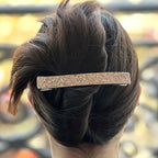 Grande pince cheveux paillettes 12.5cm