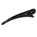 Grande pince cheveux concorde 10.5cm paillette - noir