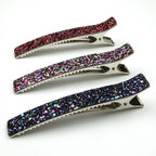 Grande pince cheveux paillettes 12.5cm