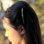 Peigne Cheveux Doré Métal 8cm - Accessoire Coiffure Mariage Soirée 