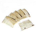 Peignes Côté Dorés 6cm - Lot de 10 Base Accessoires Cheveux