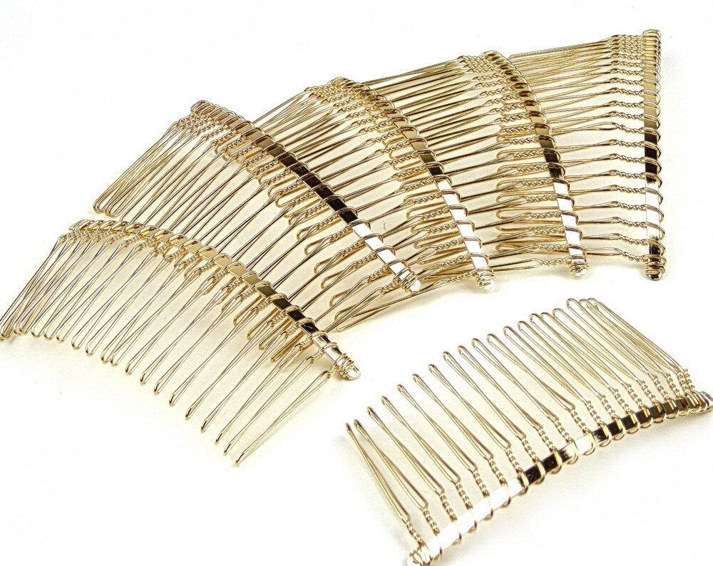 Peignes Côté 8cm 20 Dents - Lot de 10 Base Accessoires Cheveux