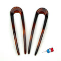 Pics à cheveux 12cm Made in France - Lot de 2, demi-blond