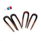 Pics épingles cheveux 8cm Made in France - Lot de 4 demi-blond