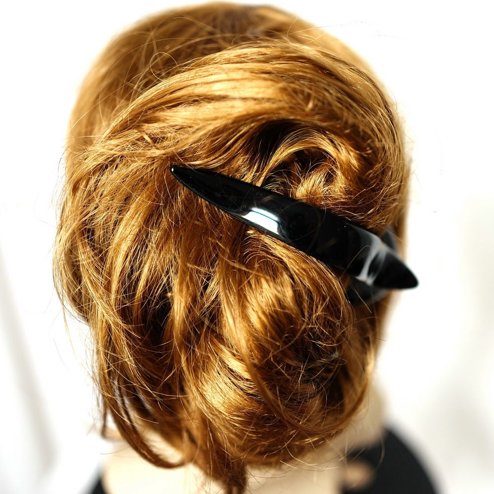 Pince Cheveux Celluloid 13cm Made in France - Accessoire Coiffure