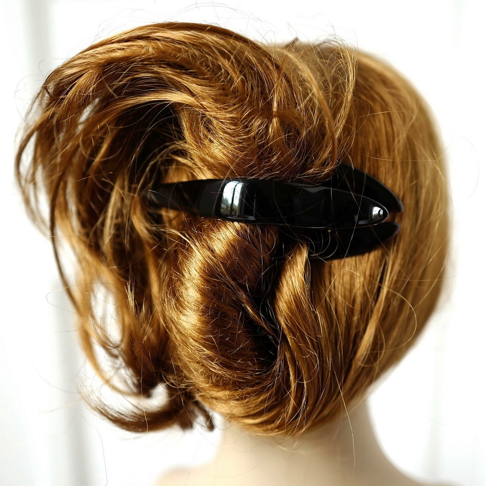 Pince Cheveux Celluloid 13cm Made in France - Accessoire Coiffure