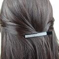 Pince cheveux crocodile longue 8cm avec strass élégante