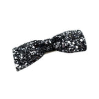 Pince cheveux noeud paillette - Gris