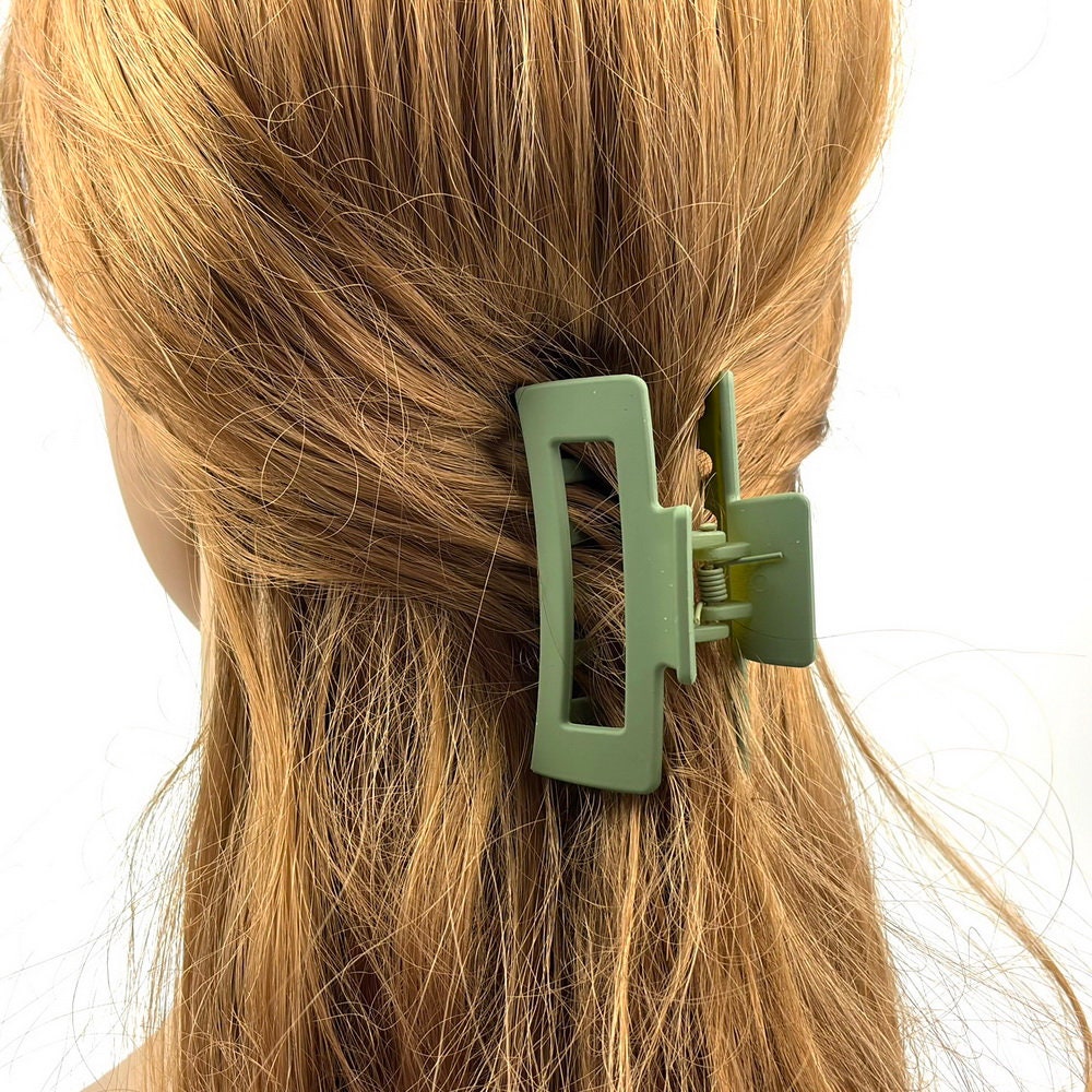 Lot de 3 pinces cheveux mat 7cm