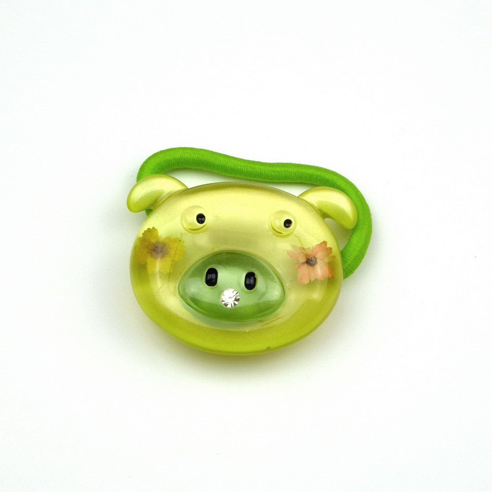 Lot de 4 élastiques cheveux cochon