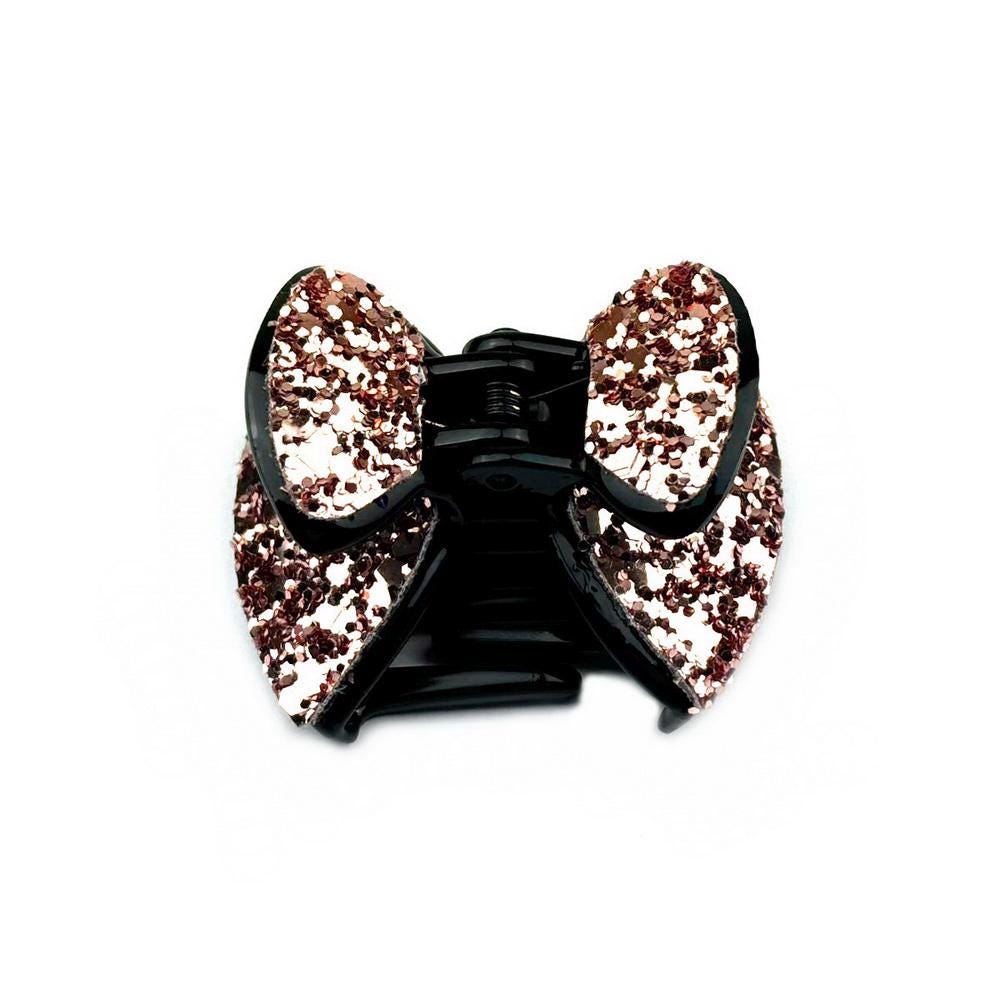 Pince cheveux noeud paillettes