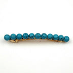 Barrette cheveux 8cm, perles 8mm